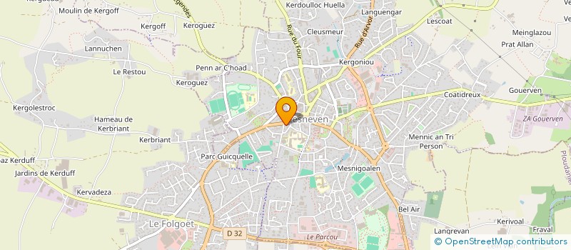 localisation de l'entreprise LE SALON D'OFEA à LESNEVEN