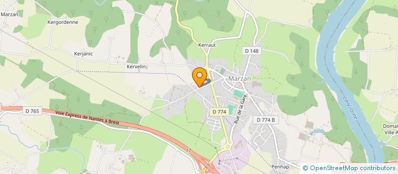 localisation de l'entreprise LE SALON DE CELINE  MARZAN