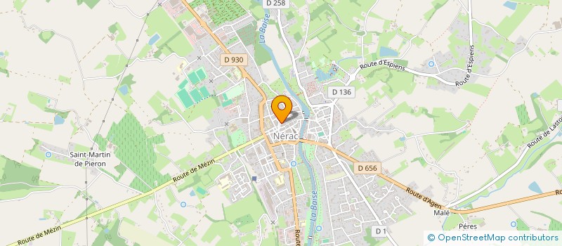 localisation de l'entreprise LE SALON DE JADE  NERAC