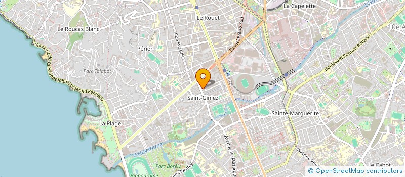 localisation de l'entreprise LE SALON DE JEANNE à MARSEILLE