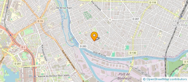 localisation de l'entreprise LE SALON DE LA PIE à SAINT-MAUR-DES-FOSSES