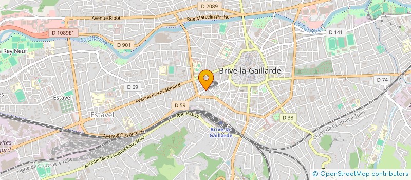 localisation de l'entreprise LE SALON DE LAURETTE  BRIVE-LA-GAILLARDE