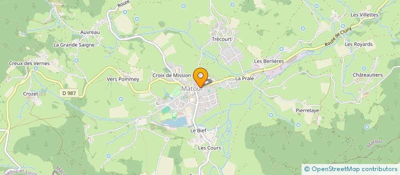 localisation de l'entreprise LE SALON DE LOU  MATOUR