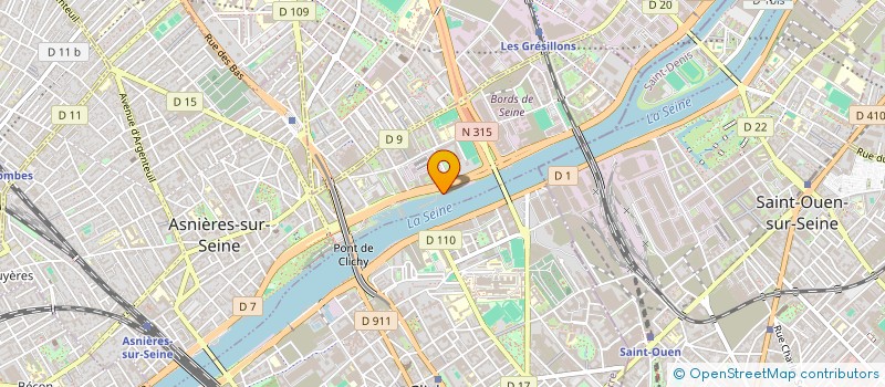 localisation de l'entreprise LE SALON DE MILA à ASNIERES-SUR-SEINE