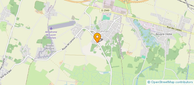 localisation de l'entreprise LE SALON DE MUSIQUE  CHASNAIS