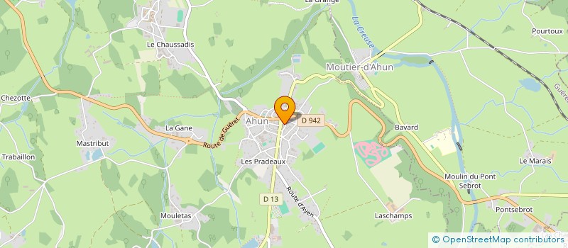 localisation de l'entreprise LE SALON DE MUSIQUE à AHUN