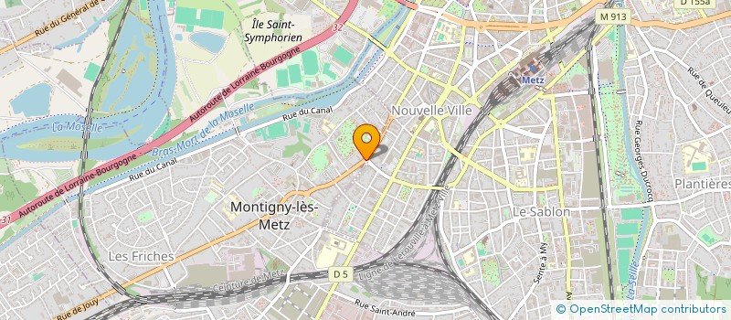 localisation de l'entreprise LE SALON DE NOAH à MONTIGNY-LES-METZ