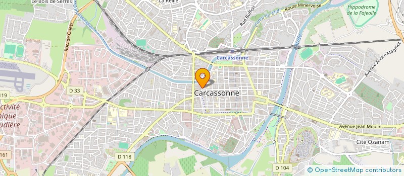 localisation de l'entreprise LE SALON DE SHALIMAR  CARCASSONNE