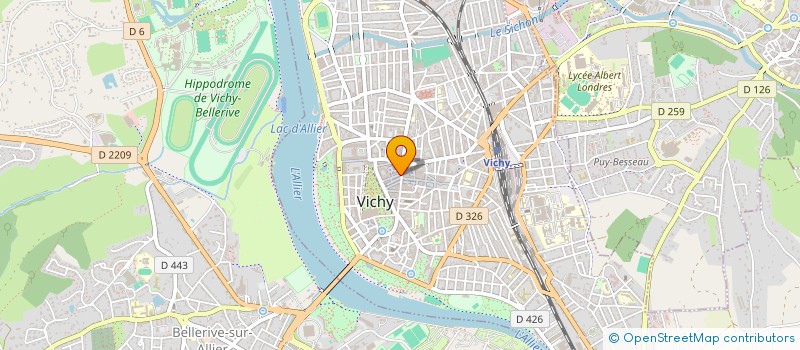 localisation de l'entreprise LE SALON DE VICHY à VICHY