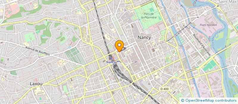 localisation de l'entreprise LE SALON DES ONGLES DE NANCY à NANCY