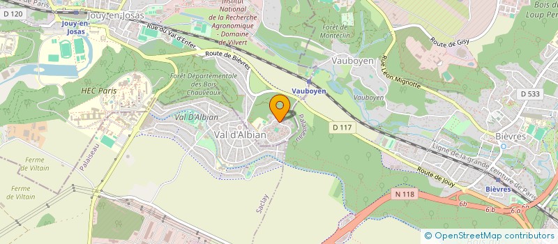 localisation de l'entreprise LE SALON DU PARC  JOUY EN JOSAS