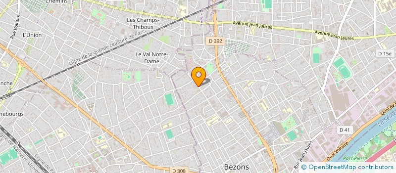 localisation de l'entreprise LE SALON DU PLATEAU à BEZONS