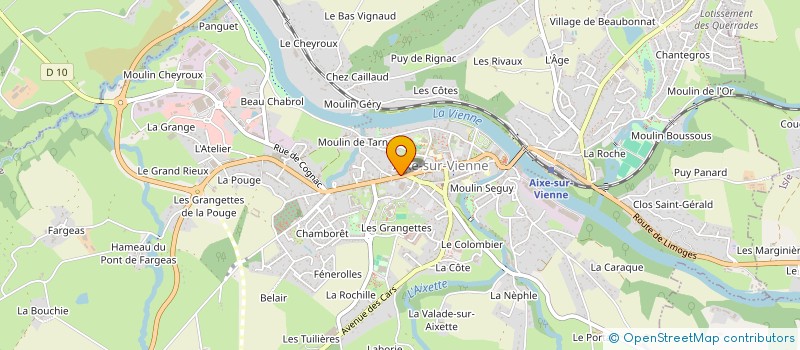 localisation de l'entreprise LE SALON EN DUO à AIXE-SUR-VIENNE