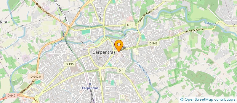 localisation de l'entreprise LE SALON FIGARO  CARPENTRAS