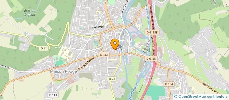 localisation de l'entreprise LE SALON H  LOUVIERS