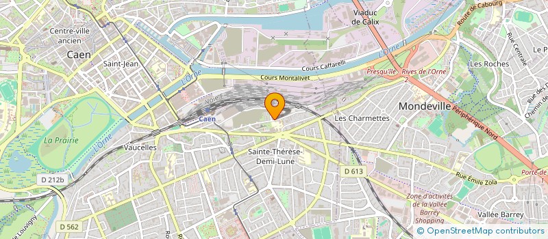 localisation de l'entreprise LE SALON LAURENT à CAEN