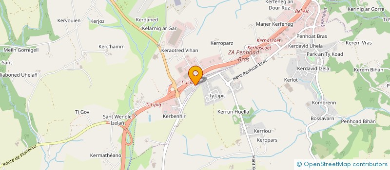 localisation de l'entreprise LE SALON LOUBOUTIN  PLUGUFFAN