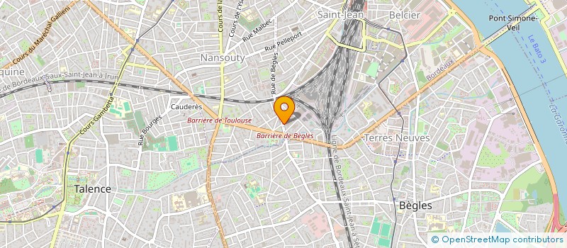 localisation de l'entreprise LE SALON M  BORDEAUX