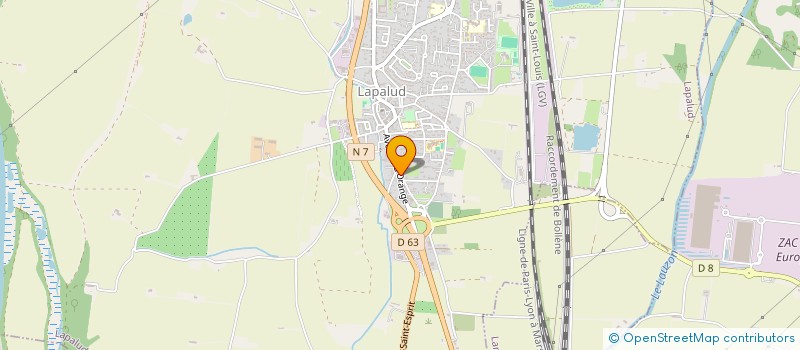 localisation de l'entreprise LE SALON NALEA  LAPALUD