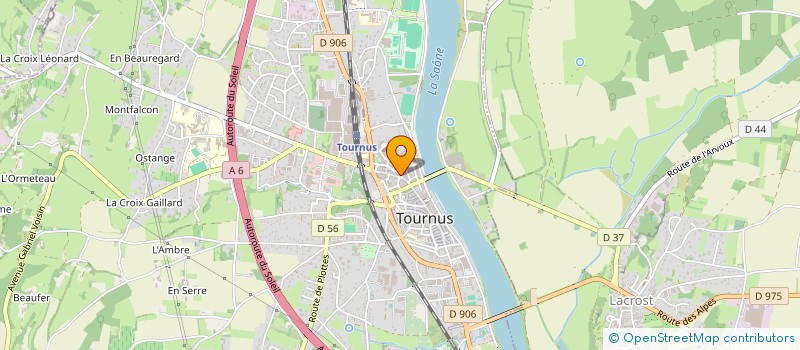 localisation de l'entreprise LE SALON PAR CHRISTOPHE à TOURNUS