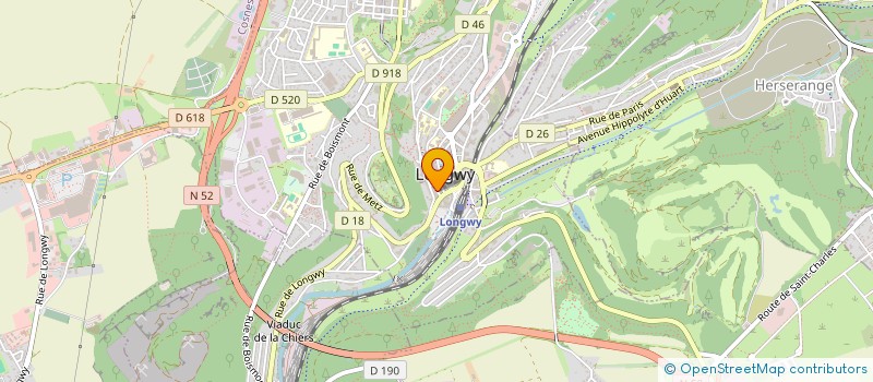 localisation de l'entreprise LE SALOON INVESTISSEMENT  LONGWY