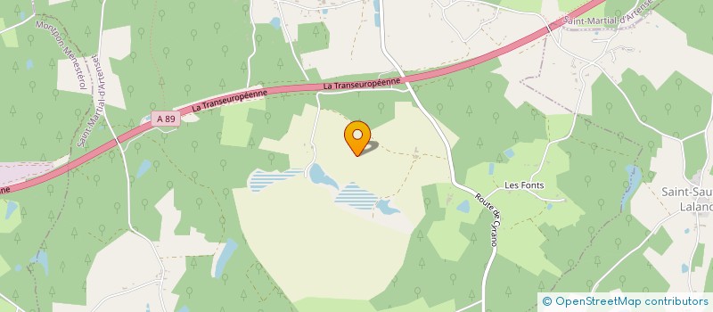 localisation de l'entreprise LE SALZET  SAINT MARTIAL D'ARTENSET