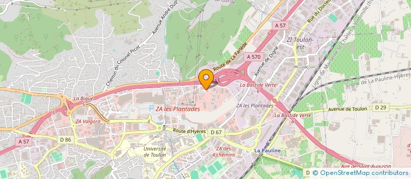 localisation de l'entreprise LE SAMOURAI à LA GARDE