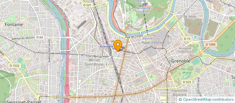 localisation de l'entreprise LE SAMOVAR  GRENOBLE