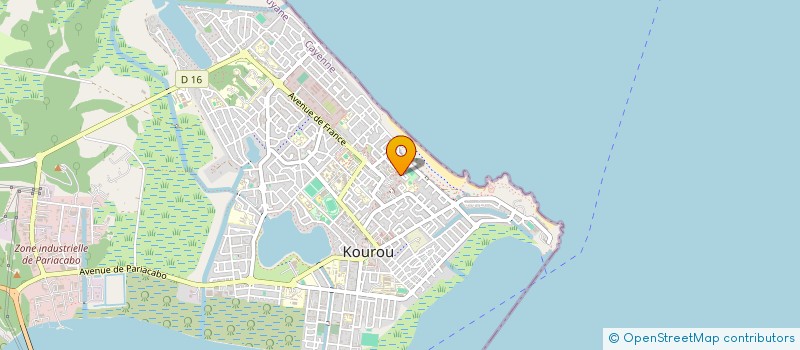 localisation de l'entreprise LE SAMSCILLA  KOUROU