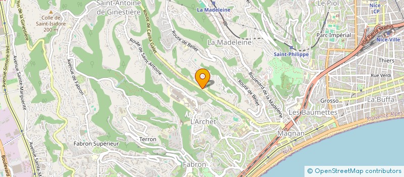 localisation de l'entreprise LE SAN LORENZO  NICE