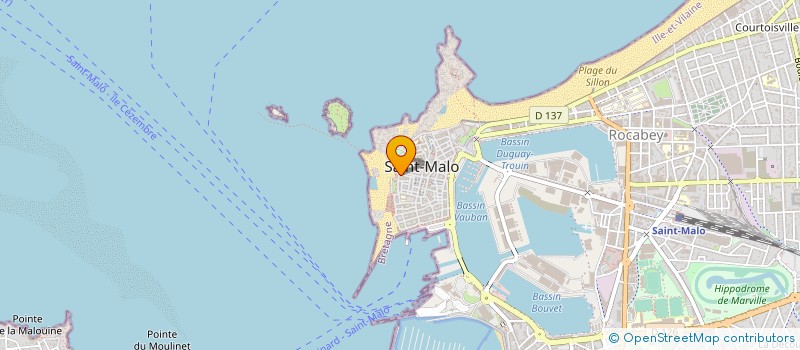 localisation de l'entreprise LE SAN PEDRO à SAINT-MALO