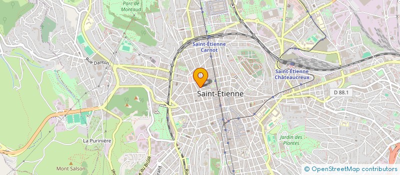 localisation de l'entreprise LE SAN REMO  SAINT-ETIENNE