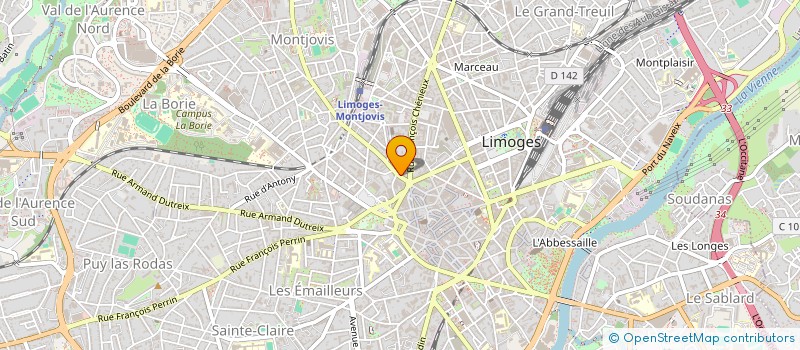 localisation de l'entreprise LE SANCERRE à LIMOGES