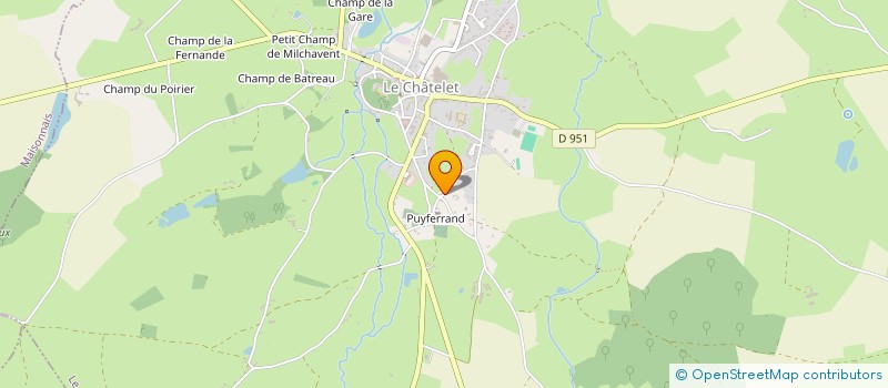 localisation de l'entreprise LE SANCTUAIRE DE VOLTAIRE  LE CHATELET