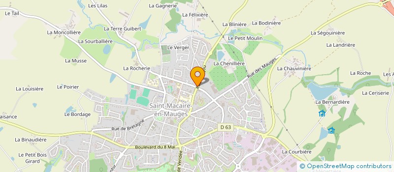 localisation de l'entreprise LE SANCTUAIRE DES ANGES PLEUREURS à SEVREMOINE