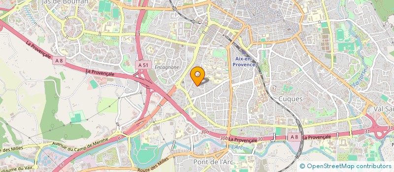 localisation de l'entreprise LE SANCTUAIRE DES CARTES à AIX-EN-PROVENCE