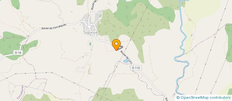 localisation de l'entreprise LE SANCTUAIRE DU MOULIN  SIGONCE