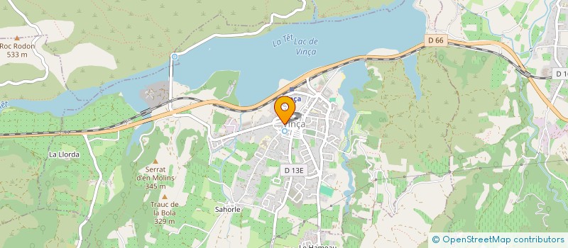 localisation de l'entreprise LE SANCY  VINCA