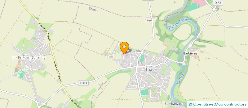 localisation de l'entreprise LE SANG  THAON