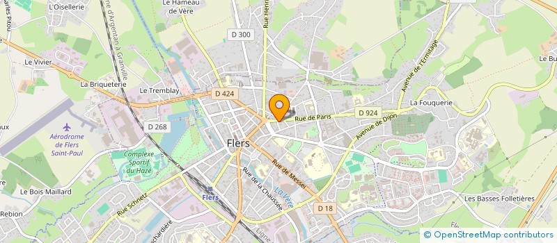 localisation de l'entreprise LE SANS ARETES à FLERS
