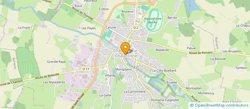 localisation de l'entreprise LE SANS RENDEZ-VOUS  CHATILLON-SUR-CHALARONNE