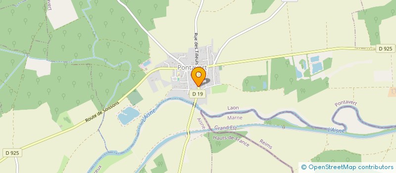 localisation de l'entreprise LE SANS SOUCI à PONTAVERT