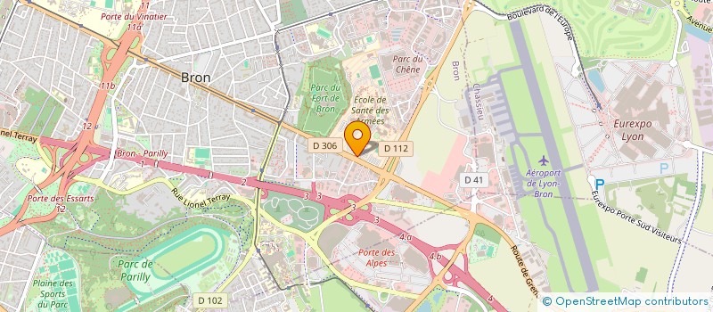 localisation de l'entreprise LE SANTARD à BRON