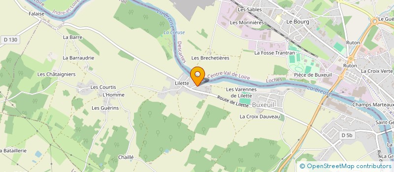 localisation de l'entreprise LE SANTIER DU ROY à BUXEUIL