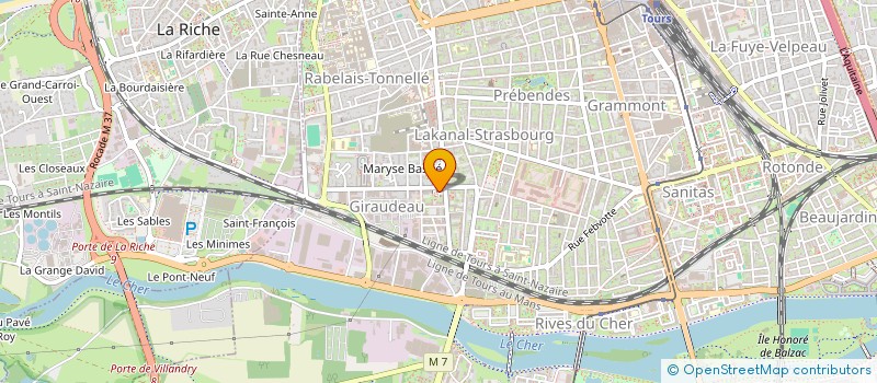 localisation de l'entreprise LE SANTO FOOD  TOURS