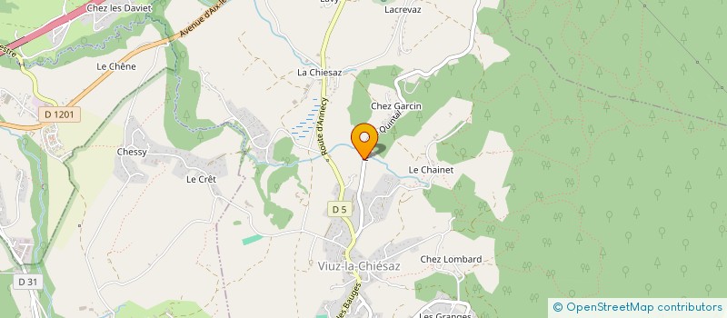 localisation de l'entreprise LE SAPENY  VIUZ-LA-CHIESAZ