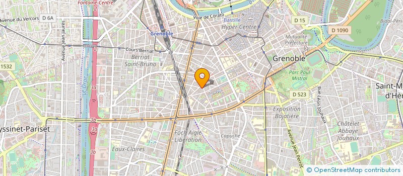 localisation de l'entreprise LE SAPHIR  GRENOBLE