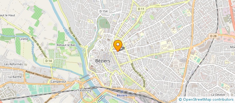 localisation de l'entreprise LE SAPHIR à BEZIERS