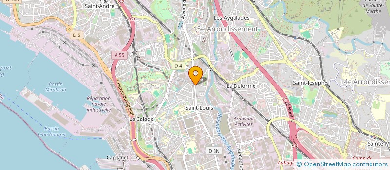 localisation de l'entreprise LE SAPHIR à MARSEILLE