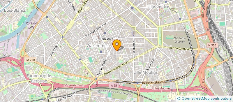 localisation de l'entreprise LE SAPHIR à LILLE